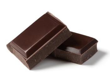 2 squares dark chocolate