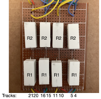 Labeled diagram of board