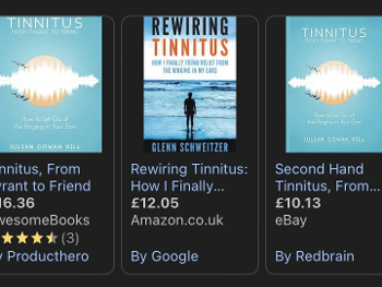 Books by Julian Cowan Hill on Tinnitus 