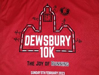 Dewsbury 10k finishers shirt