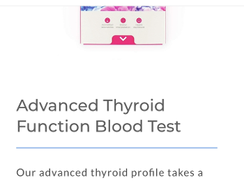 Thyroid test 