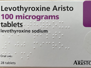 Levothyroxine Aristo 100 micrograms package