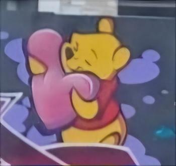 Pooh hug