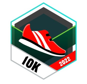 Garmin 10km December 16-18 badge