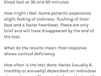 Description of short Synacthen test