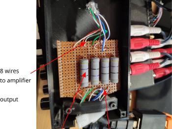 resistors on prototype board