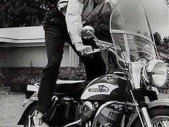 Elvis on '56 Hydra Glide