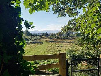 Across the fields to the sea...