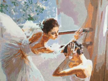 Painting ballerinas
