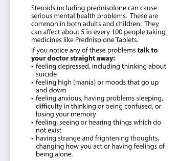 Pred side effects 