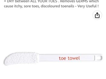 Toe towel