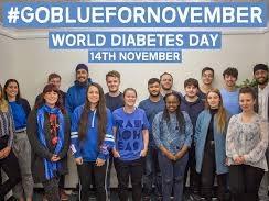 Go blue for diabetes awareness