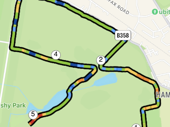 The course
