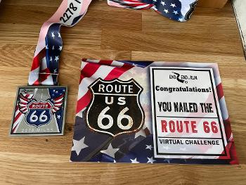 Route 66 medal