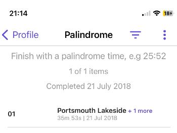 Palindrome Time Challenge 