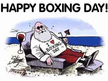 Happy Boxing Day. 