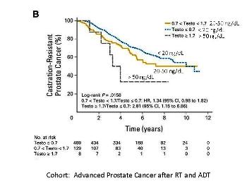 Castrate-Resistant Prostate Cancer Survival vs time