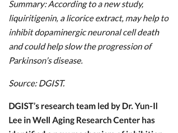 Screen shot from neuroscience news