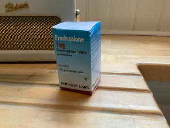 Box of Prednisolone Medicine