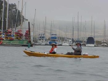 Kayak launching pier Moro bay