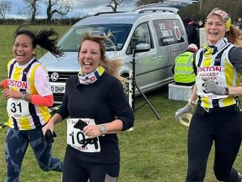 finish line at Rauceby Ripper