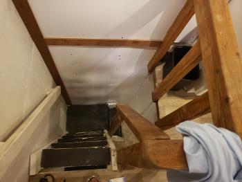 Tiny Home ladder to the Loft 