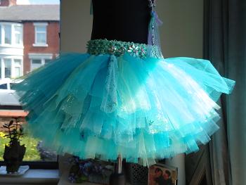 handmade tutu, a distraction technique to help with pain xx