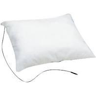picture of a pillow which can be attached to a music player to provide tinnitus relief