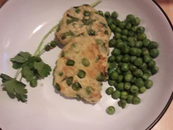 Pea fritters 