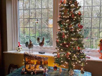 Rankin/Bass Christmas Tree and Manger