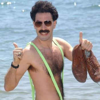 Borat’s beachwear