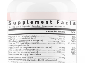 Paloma Health general purpose thyroid supplement ingredient list