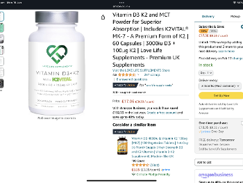 Vitamin D & K2 supplement 