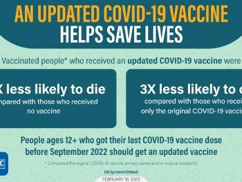 COVID-19 vaccine advice US:  Feb 2023