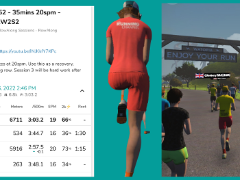 Zwift and ErgZone and running channel t shirt
