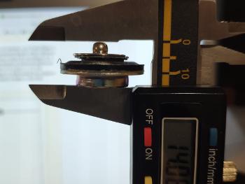 audio exciter in a micrometer