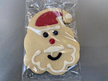 Father Christmas biscuit! 