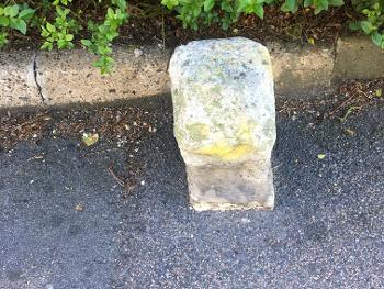 Large stone marker