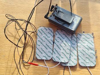 TENS machine with large pads