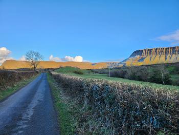 Benbulben and Dartry mountains. County Sligo.