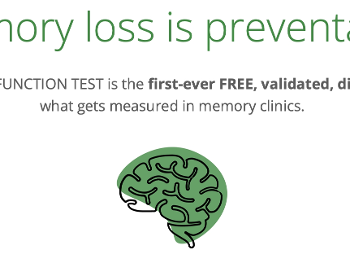 Food for the brain cognitive function test