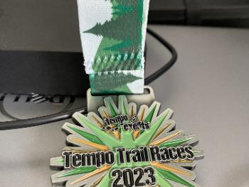 Tempo Trail Race 2023 medal