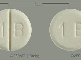 Image showing both sides of a Thybon Henning 20 microgram tablet. 1 B and 1 | B 