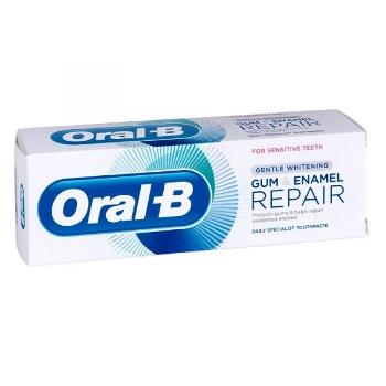 OralB sensitive gum and enamel, gentle whitening