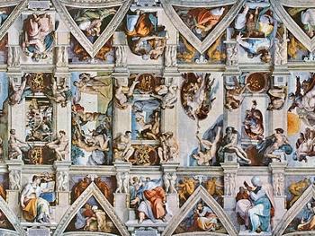 Greetings from Italy.

Michelangelo Sistina chapel