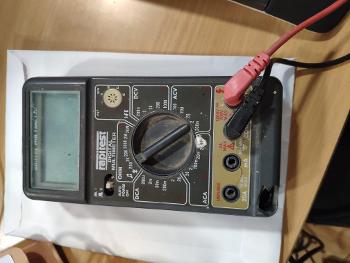 a multimeter for testing circuits