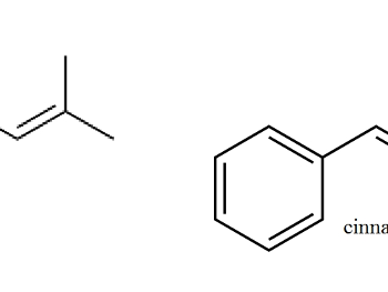Chemical structures of ar-turmerone and cinnamaldehyde