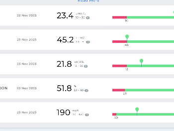 Iron results