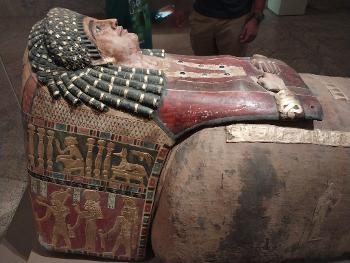 A sarcophagus 