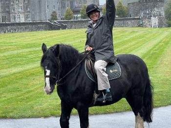 Me in Ireland Sept 2022 in front of Ashford Castle!!!!! 